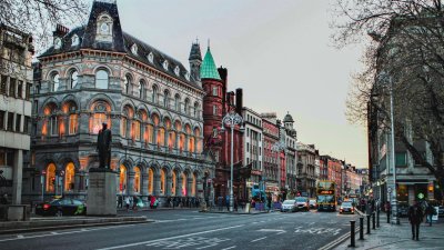 Dublin street by Juho Luomala Dublin city centre